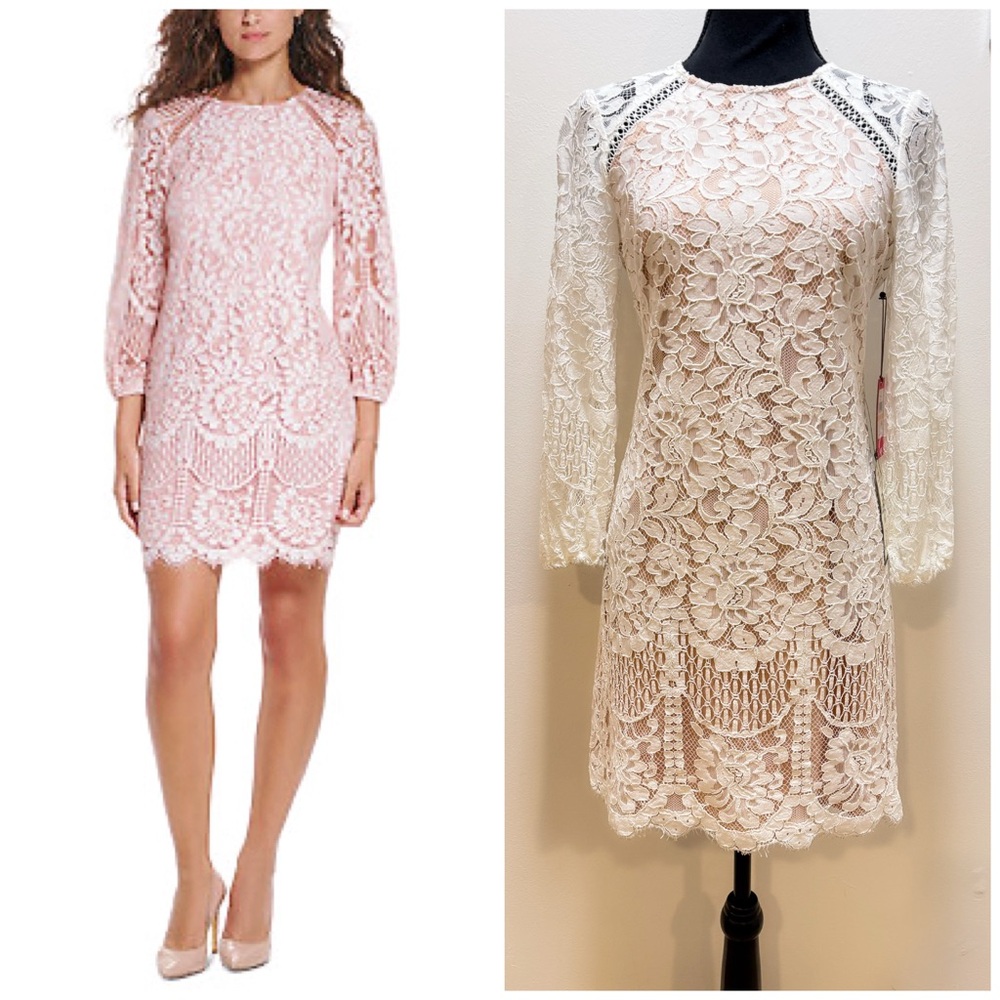 Vince Camuto lace shift dress